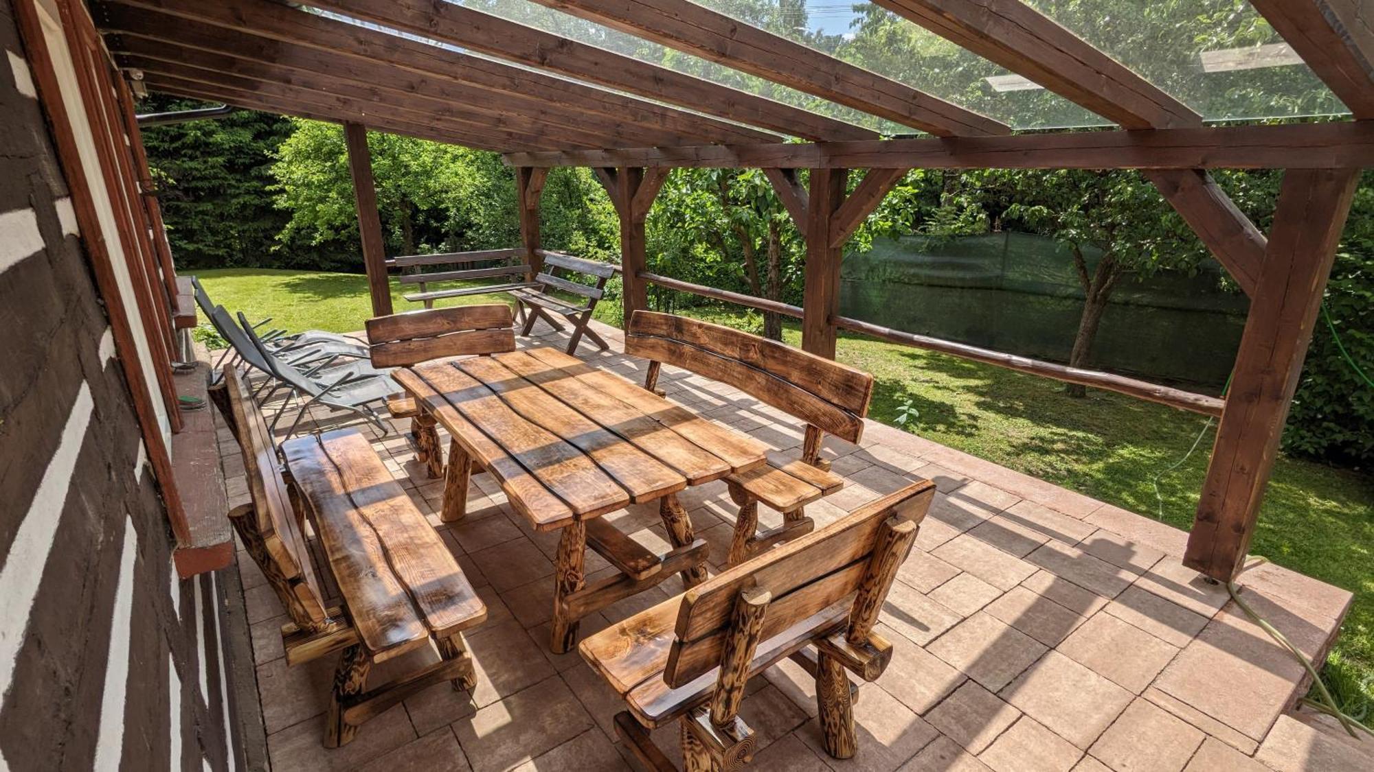 Wellness chata - Krkonoše Rudník Exterior foto
